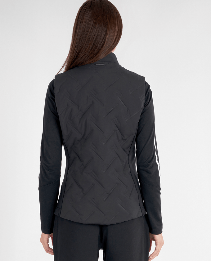 SIZE 12 - GREEN LAMB Monique Hybrid Vest 054 Black