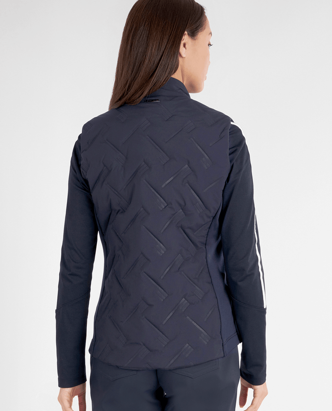 SIZE 10 - GREEN LAMB Monique Hybrid Vest 054 Navy