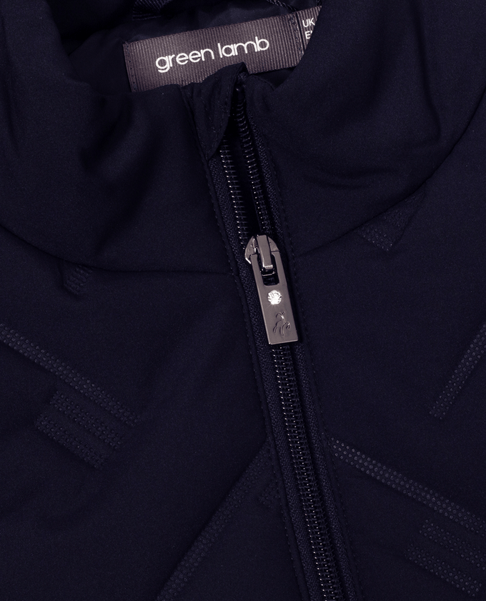 SIZE 10 - GREEN LAMB Monique Hybrid Vest 054 Navy