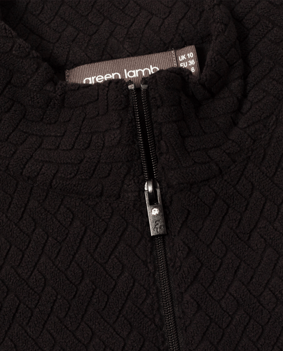 GREEN LAMB Elke Fleece Long Sleeve 1/2 Zip 095 Black