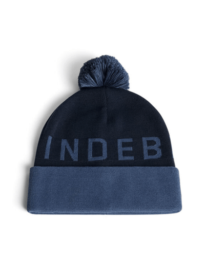 J.Lindeberg Bannon Beanie Hat Vintage Indigo