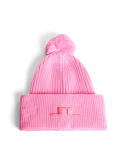 J.Lindeberg Grace Beanie Hat Eosine Pink
