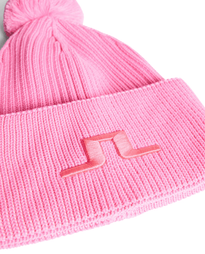 J.Lindeberg Grace Beanie Hat Eosine Pink