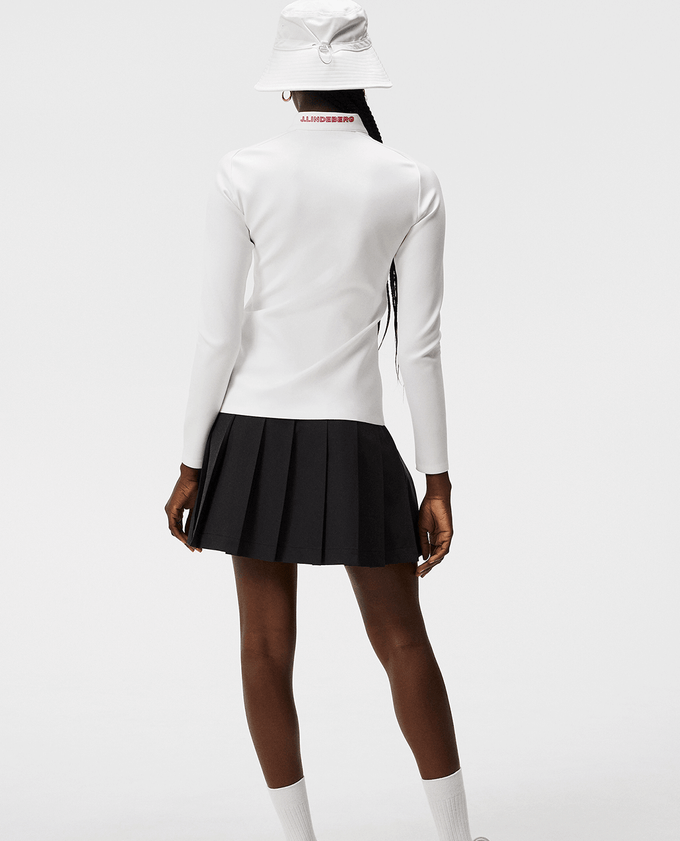 SIZE S - J.Lindeberg Wildcat Full Zip Mid Layer White