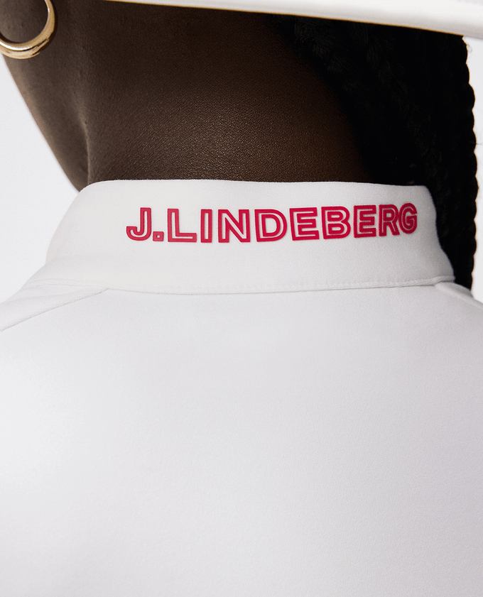 SIZE S - J.Lindeberg Wildcat Full Zip Mid Layer White