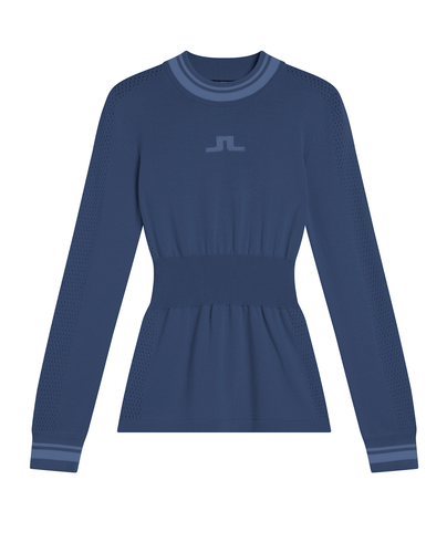 SIZE M - J.Lindeberg Bree Knitted Sweater Midnight Blue