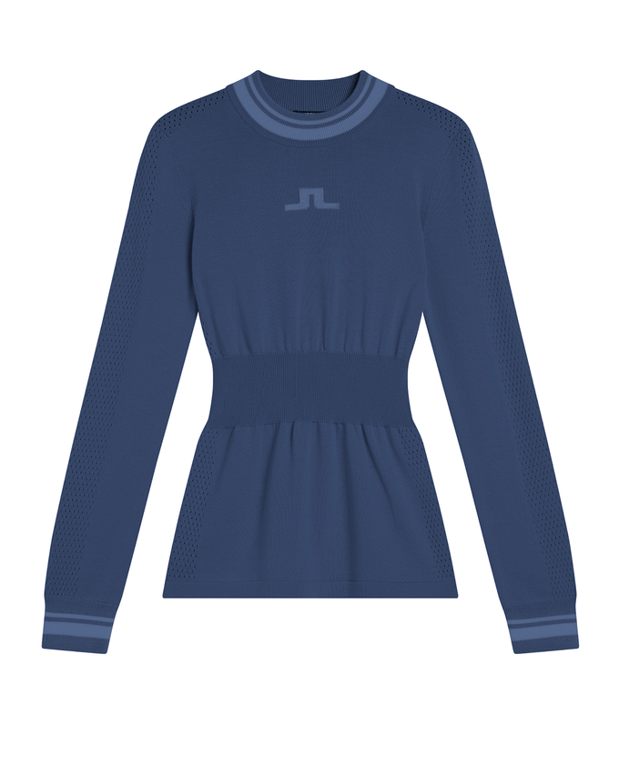 SIZE M - J.Lindeberg Bree Knitted Sweater Midnight Blue