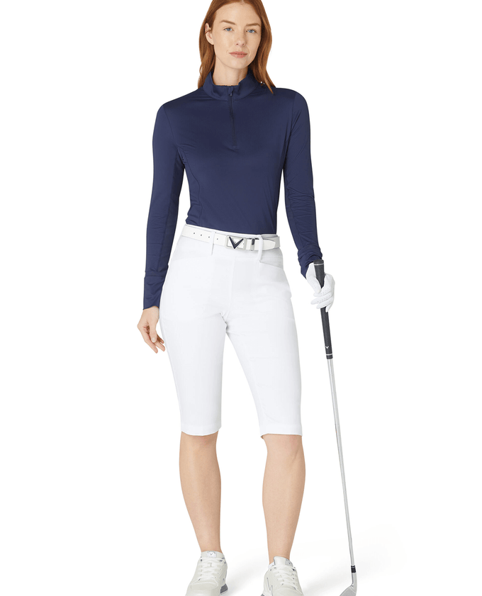 SIZE XL - CALLAWAY Truesculpt Pull On City Shorts CGBSB0X1 Brilliant White