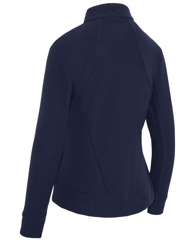 CALLAWAY Textured Fleece Jacket CGKFF079 Navy