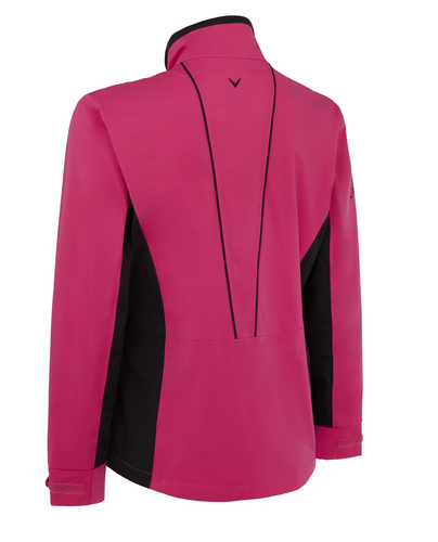 SIZE S - CALLAWAY Stormlite Liberty Waterproof Women's Jacket E0F4 Lilac/Rose