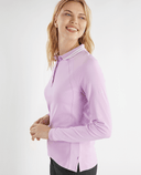 CALVIN KLEIN Blair Polo à manches longues 837 Lilas