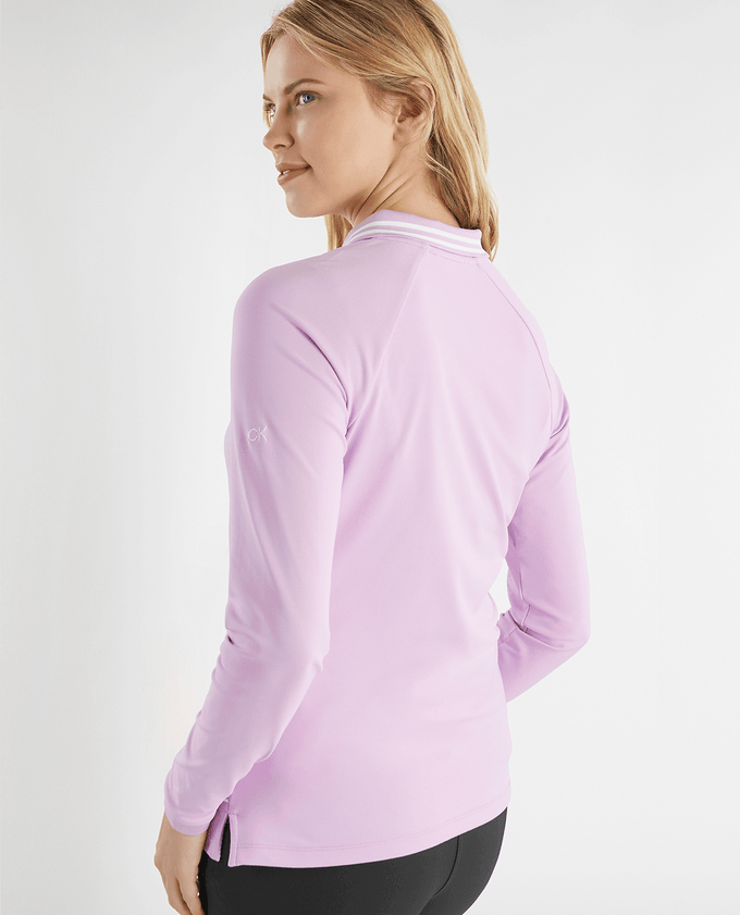 CALVIN KLEIN Blair Polo à manches longues 837 Lilas