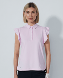 SIZE M - DAILY SPORTS Luxe Sleeveless Polo 411 Pink