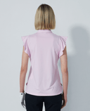 SIZE M - DAILY SPORTS Luxe Sleeveless Polo 411 Pink