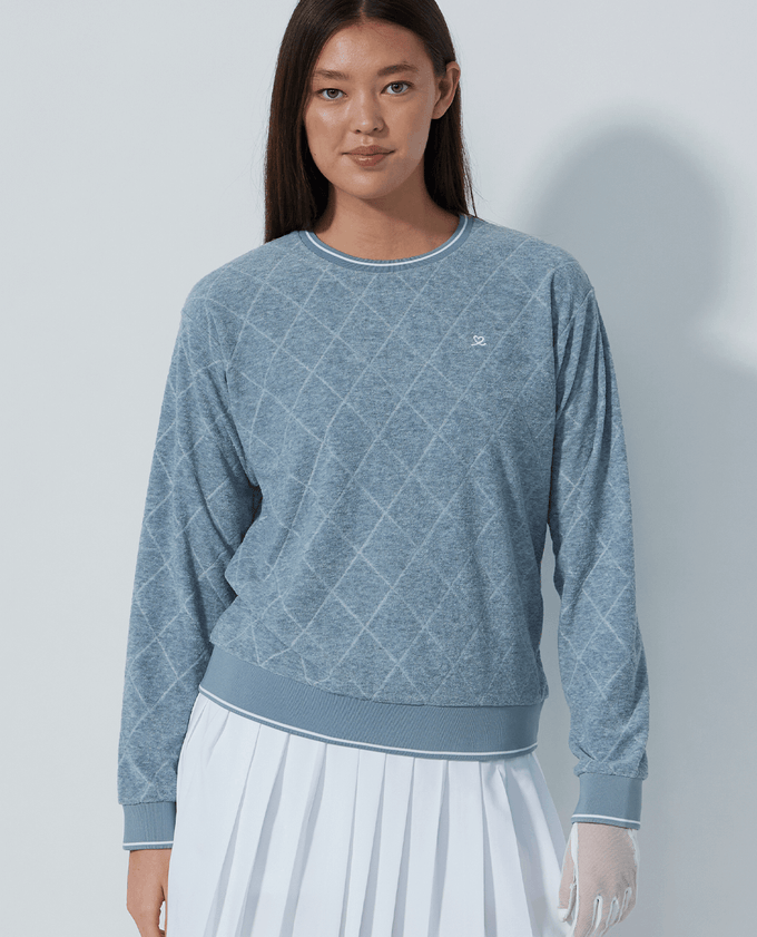 SIZE M - DAILY SPORTS Terry Touch Sweatshirt 444 Grey