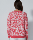 SIZE M - DAILY SPORTS Jacquard Pullover 459 Leo Coral