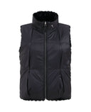 CHERVO Export Reversible Fur Vest Black