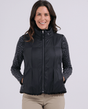 CHERVO Export Reversible Fur Vest Black