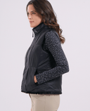 CHERVO Export Reversible Fur Vest Black