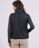 CHERVO Export Reversible Fur Vest Black