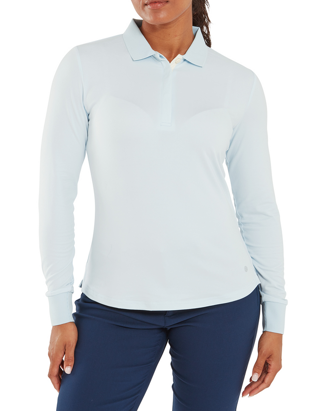 FOOTJOY ThermoSeries Winter Polo 37876 Ice Blue