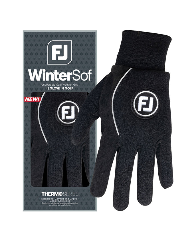 FootJoy WinterSof Fleece Womens Golf Gloves PAIR Black