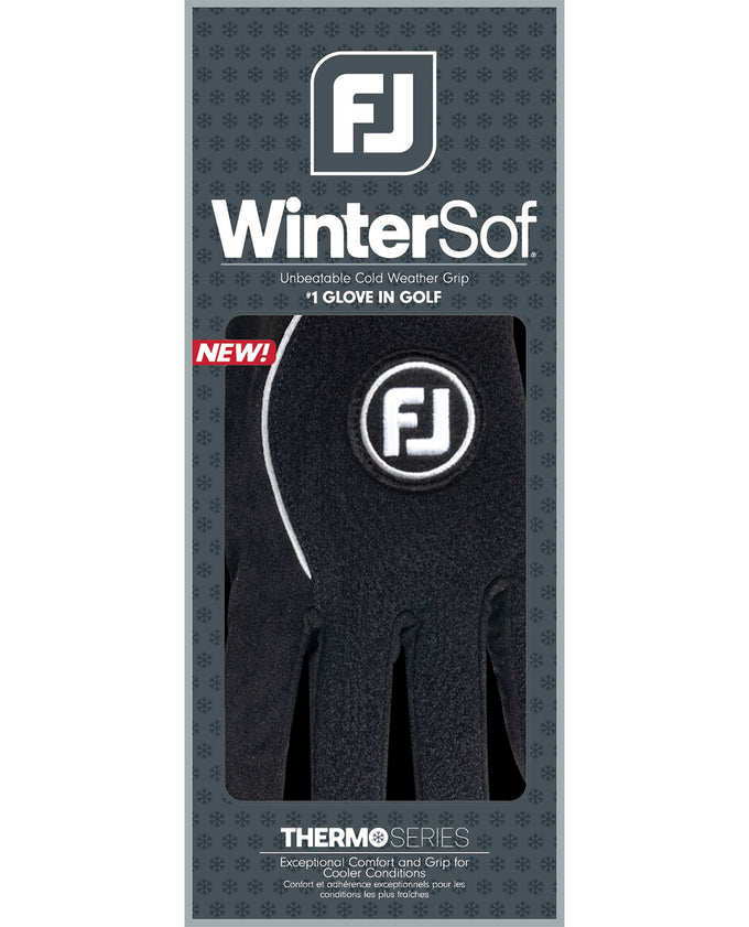 FootJoy WinterSof Fleece Womens Golf Gloves PAIR Black