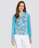 SIZE L - TAIL Ender Long Sleeve Mini Mock Polo Palmeria