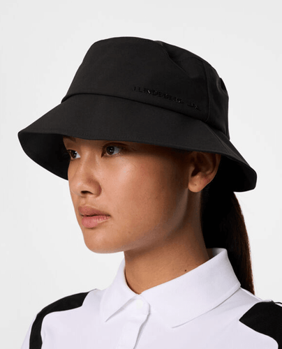 J.Lindeberg Sade Waterproof Golf Bucket Hat Black