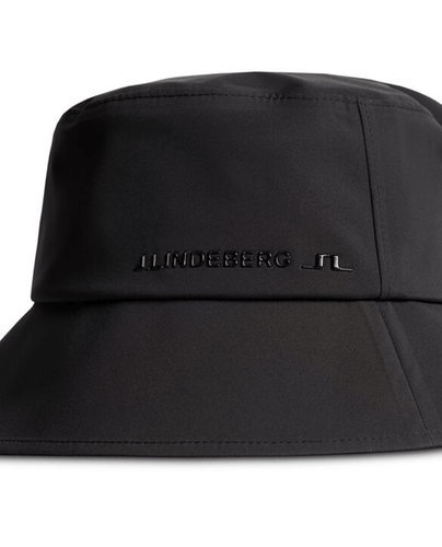 J.Lindeberg Sade Waterproof Golf Bucket Hat Black