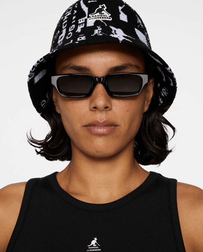 J.Lindeberg x Kangol Scarlett Jacquard Casual Bucket Hat Black