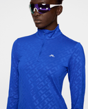 J.Lindeberg Lauryn Brushed Mid Layer Bias Bridge Blue