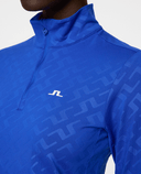 J.Lindeberg Lauryn Brushed Mid Layer Bias Bridge Blue