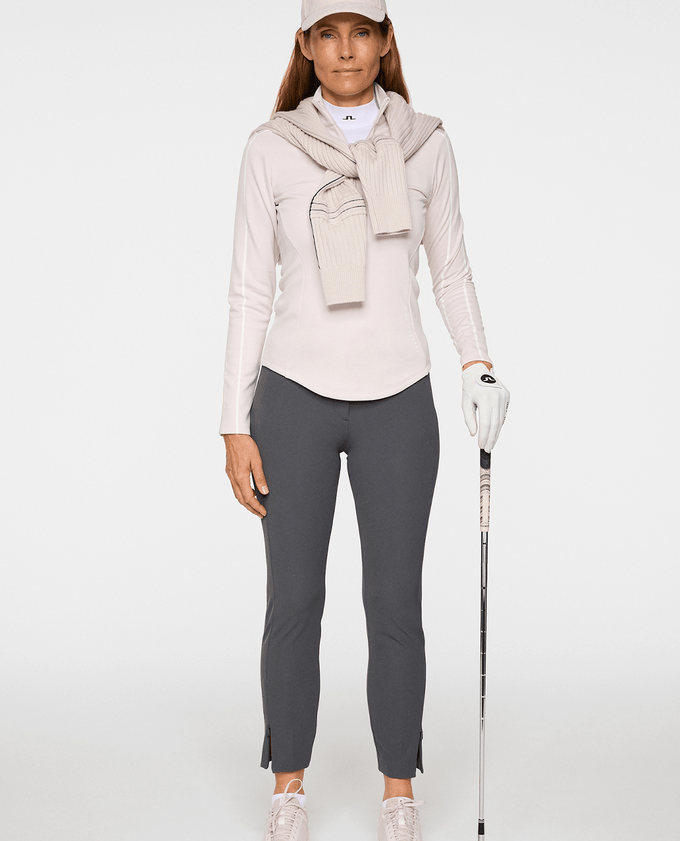 J.Lindeberg Nefe Brushed Winter Mid Layer Grey Lilac