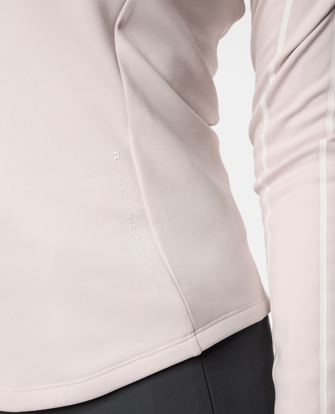 J.Lindeberg Nefe Brushed Winter Mid Layer Grey Lilac