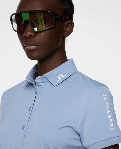 SIZE S - J.Lindeberg Tour Tech Polo Rain Washed
