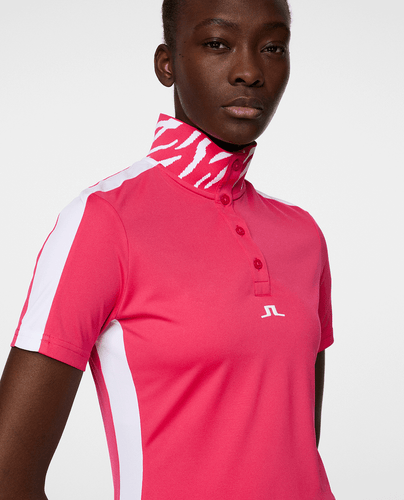 SIZE XL - J.Lindeberg Pip Polo Azalea