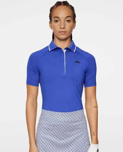 SIZE S - J.Lindeberg Amy Polo Clematis Blue
