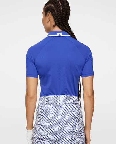 SIZE S - J.Lindeberg Amy Polo Clematis Blue