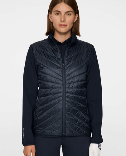J.Lindeberg Madde Quilt Hybrid Jacket JL Navy