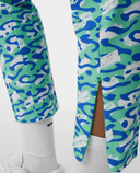SIZE 12-14 - J.Lindeberg Pia Print Golf Ankle Trouser 27.5'' Caldera Jade Cream