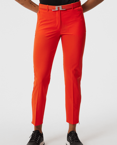 SIZE 12 - J.Lindeberg Pia Golf Ankle Trouser 27.5'' Tangerine Tango