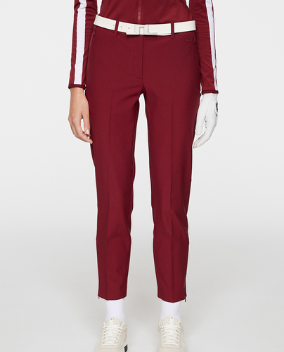 SIZE 10 - J.Lindeberg Pia Golf Ankle Trouser 27.5'' Cabernet