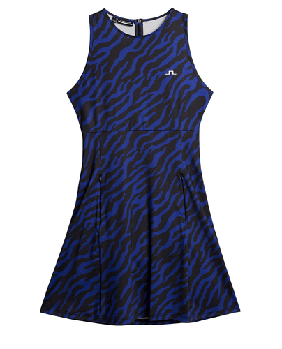 SIZE S - J.Lindeberg Cora Print Dress Tour Tiger Clematis