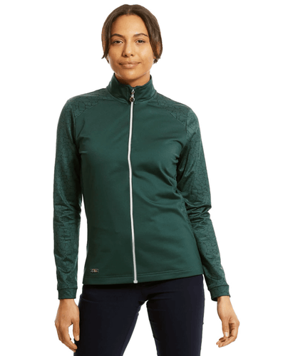 SIZE M - ISLAND GREEN Lined Windstopper Top 2316 Teal/Navy