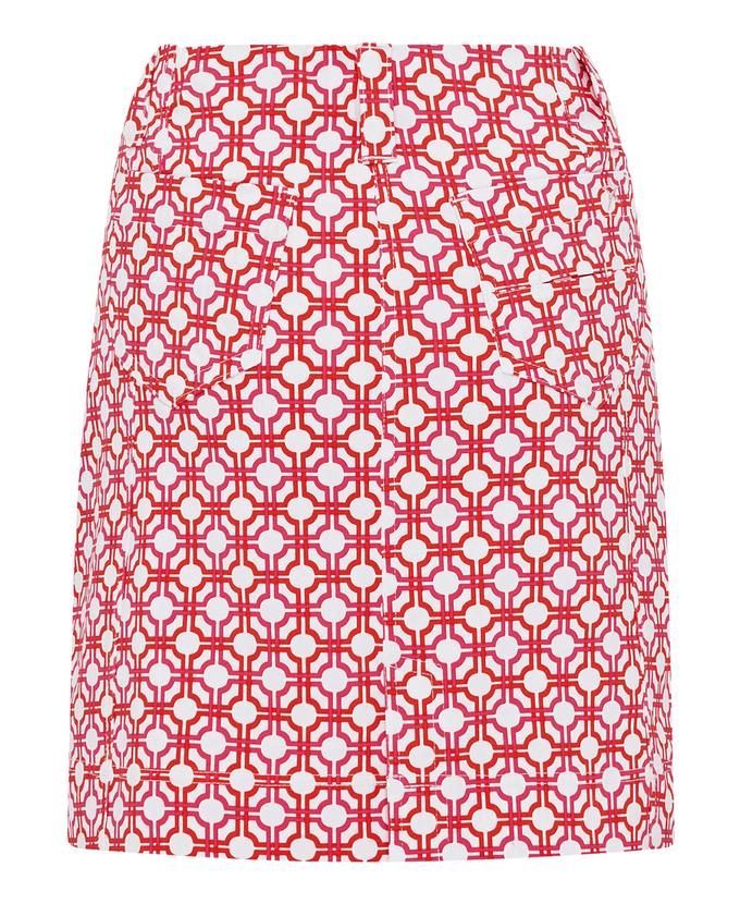 SIZE 8 - SWING OUT SISTER Lucy Pull On Skort Lush Pink & Mandarin