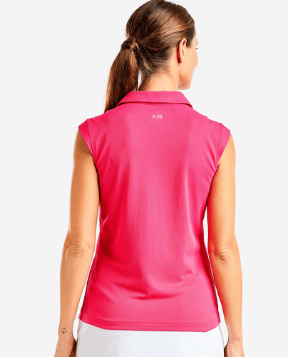 SIZE L -NIVO UV Nikki II Sleeveless Polo 101 Cherry