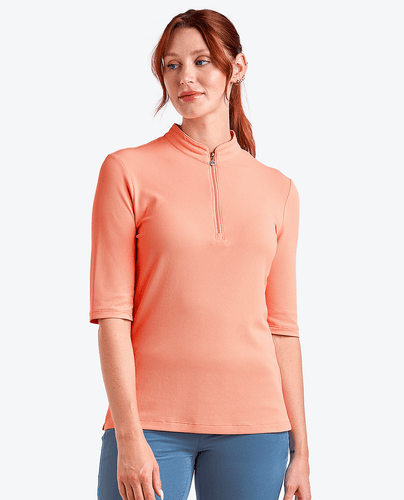 NIVO Noa Elbow Sleeve Polo 103 Coral Reef