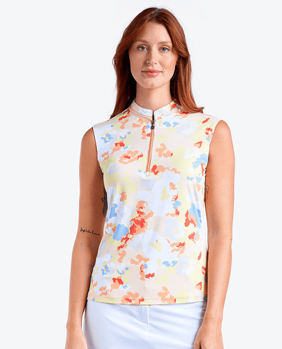 SIZE S - NIVO UV Linnea LivCool Polo 160 Mango