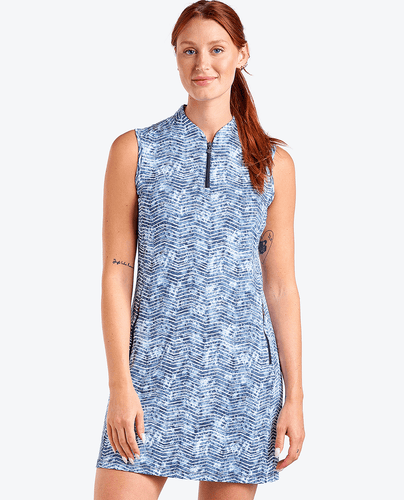 SIZE L - NIVO UV Leanna LivCool Dress 670 Navy